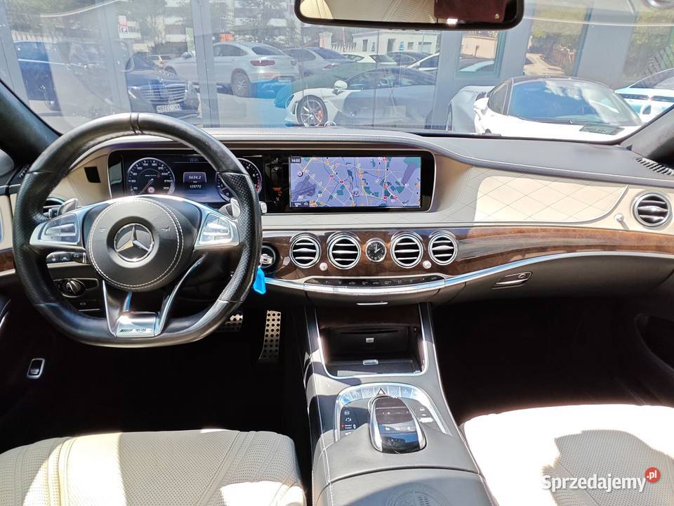 S 63 AMG 4 MATIC Bogata wersja wyposażenia Warszawa