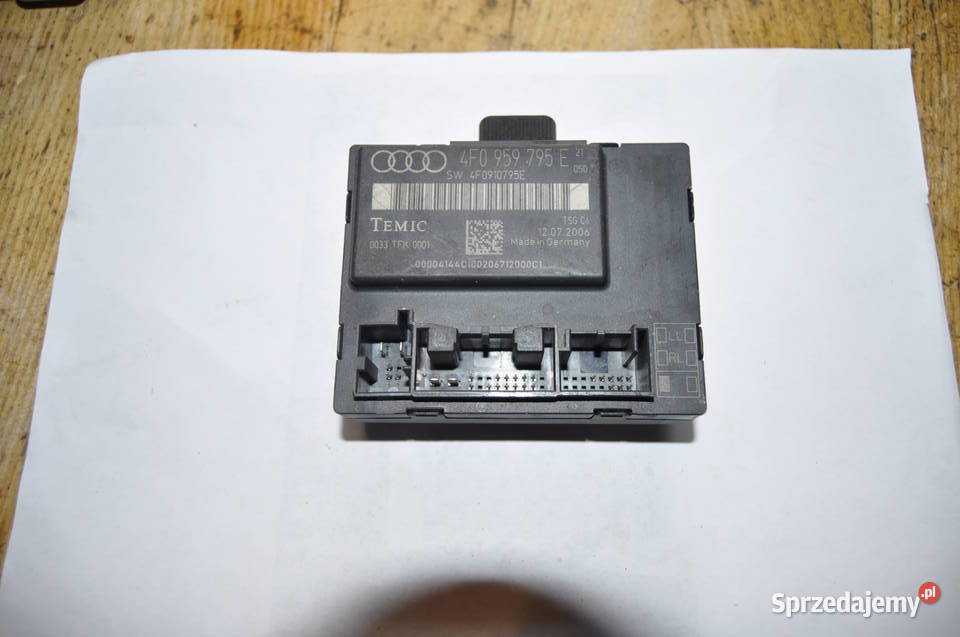 AUDI A6 C6 A6C6 MODUŁ DRZWI LEWY TYŁ 4F0959795E pomorskie Sierakowice sprzedam