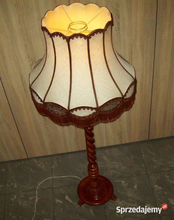 Stylowa piękna kompletna lampa podłogowa Łask