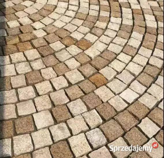 KOSTKA GRANITOWA ŻÓŁTA Żółty Granit Bruk Brukowa Piaseczno sprzedam