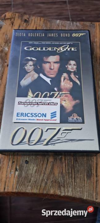 Oryginalna kaseta video VHS James Bond GoldenEye VHS Filmy sprzedam