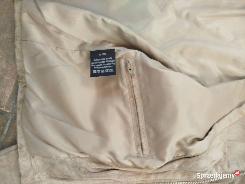 Kurtka skórzana beżowa śląskie Nakło Śląskie