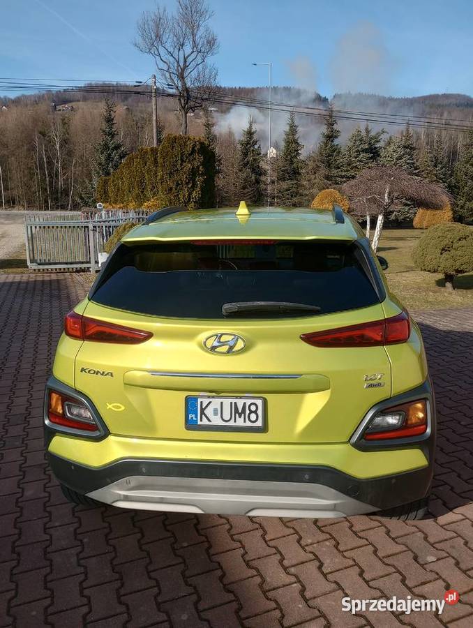Hyundai KonaNajbogatsza wersja2020r16 T nieuszkodzony Kona Szymbark
