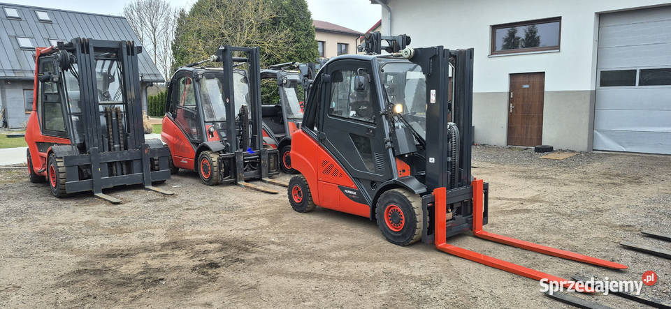 Wózek Widłowy Linde H35D Diesel 2016 Triplex 470 Małkinia Górna