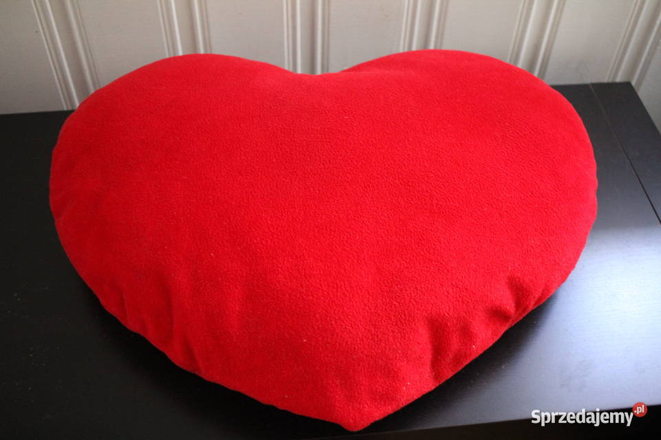 duże czerwone serce Walentynki prezent kocham Toruń
