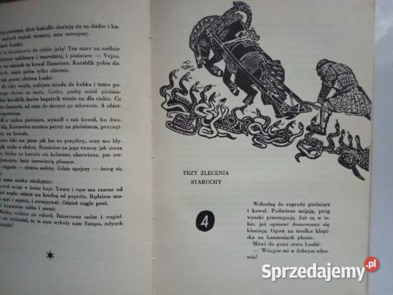 Kalewala Kalevala 1958 r Epopeja fińska mity Łódź