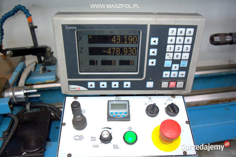 Tokarka ZMM SLIVEN DM 370 VS x 1600 rb 2011 Głowno