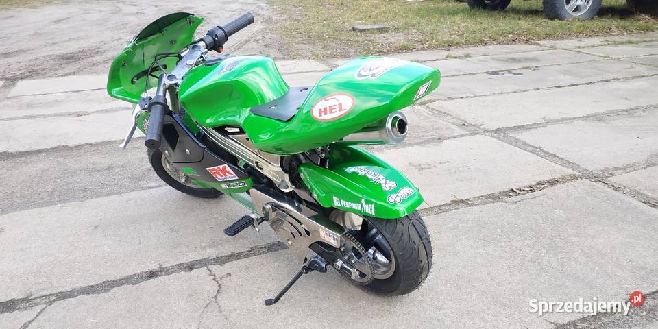 Packet bike mini ścigacz 50 nowy zielony Szczecinek sprzedam