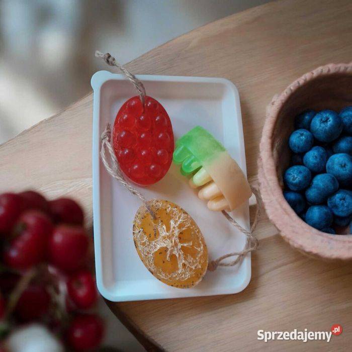 Glicerynowe naturalne mydło masujące z lufą sprzedam