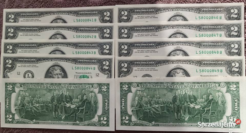 10 x 2 USA 2017 rT JeffersonSan FranciskoLSeriaA Konin sprzedam