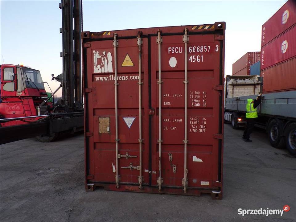 Kontener morski magazyn garaż blaszak 40HC sprzedam