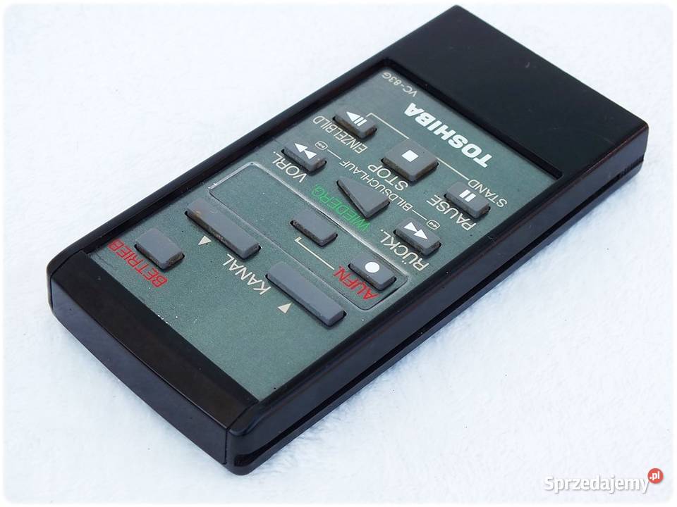 Pilot TOSHIBA VC83G do magnetowidów VHS ORYGINAŁ lubuskie Żary