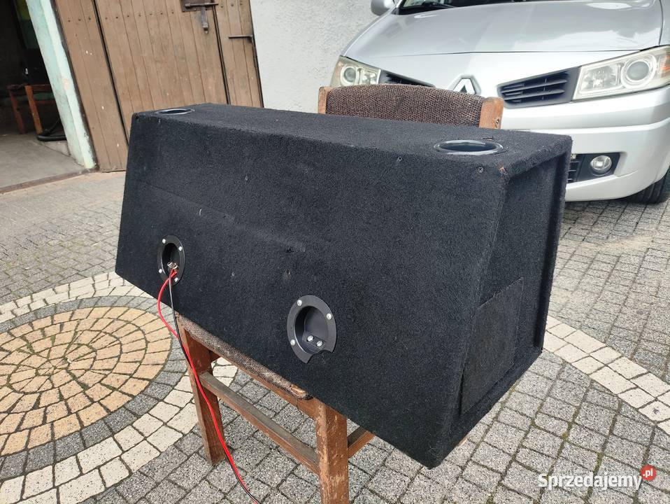 Skrzynia bassowa basowa tuba subwoofer dual 2x śląskie Niegowonice