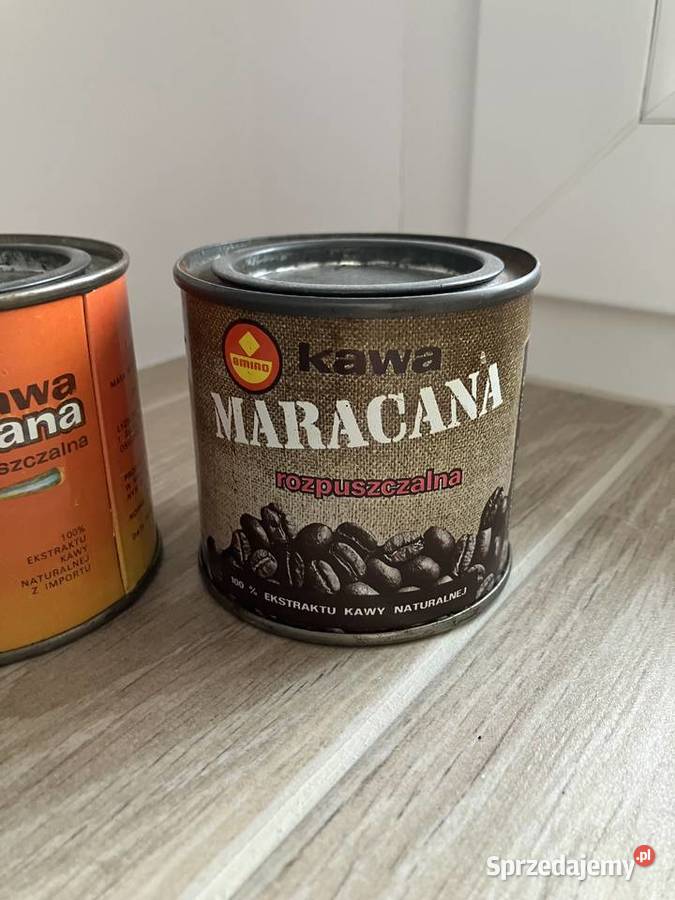 Stare puszki PRL Amino kawie z 82 roku Sępólno Krajeńskie