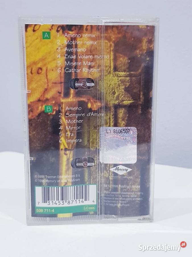 Kaseta magnetofonowa ERA Mercury 1996 śląskie