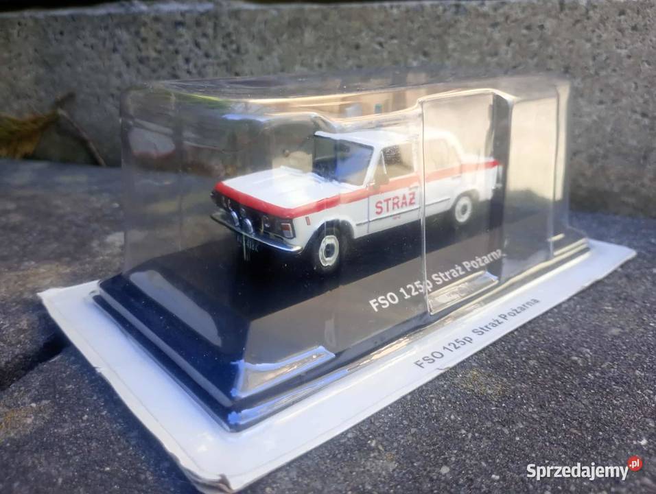FIAT 125P STRAŻ POŻARNA kultowe auta PRL 143 Warszawa