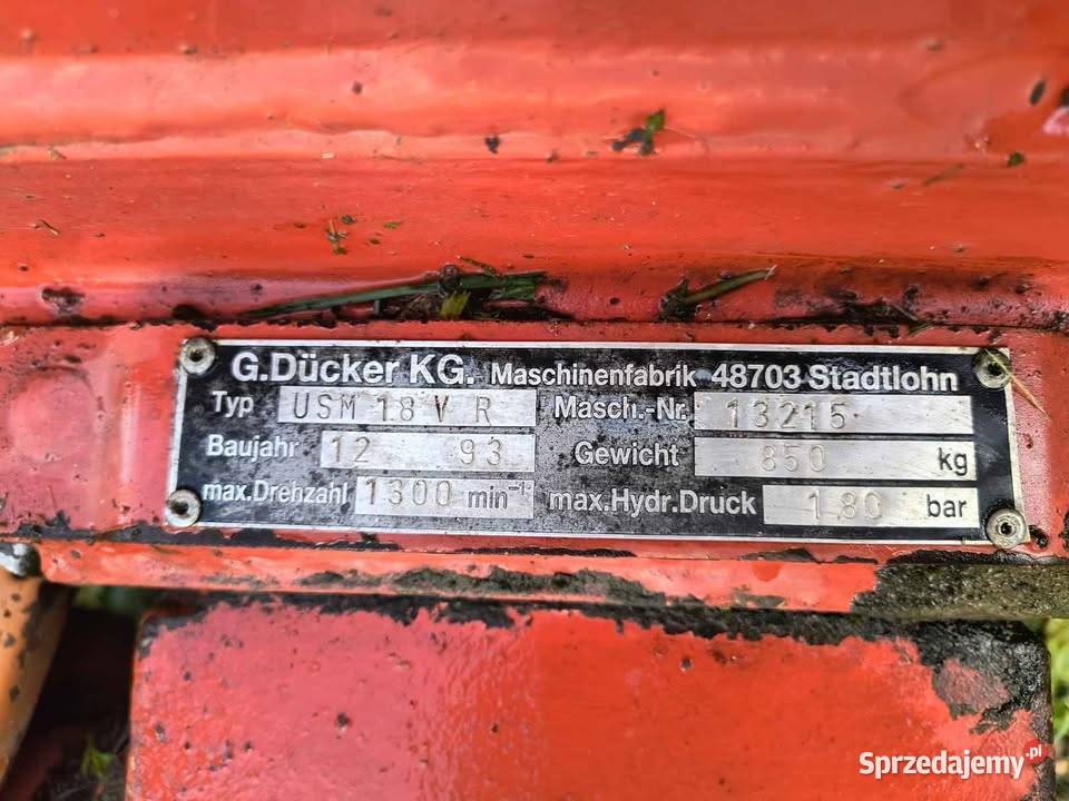 Mulcher Dcker 18 m podkarpackie Zarszyn