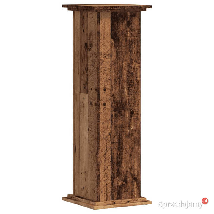 Stojak na rośliny stare drewno 33x33x100 Warszawa sprzedam