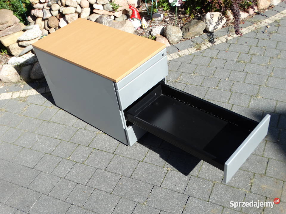 Kontener Biurkowy Metalowy Solidny Ciężki Szafka 43cm lubelskie Biłgoraj