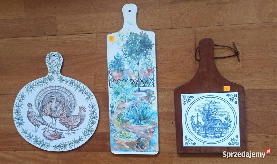 Deska z kafelkiem ceramicznym Chaty Gdańsk