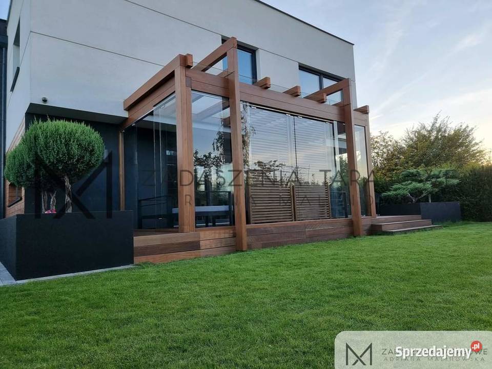 Szklany taras Ogród sprzedam