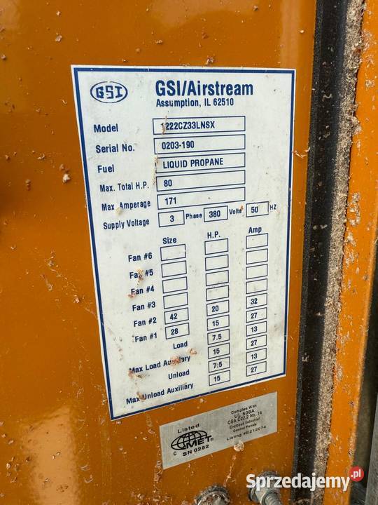 Mobilna Suszarnia do ziarna kukurydza słonecznik