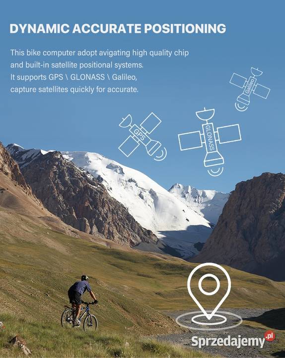 licznik rowerowy bezprzewodowy GPS Cycplus M1 Zawiercie
