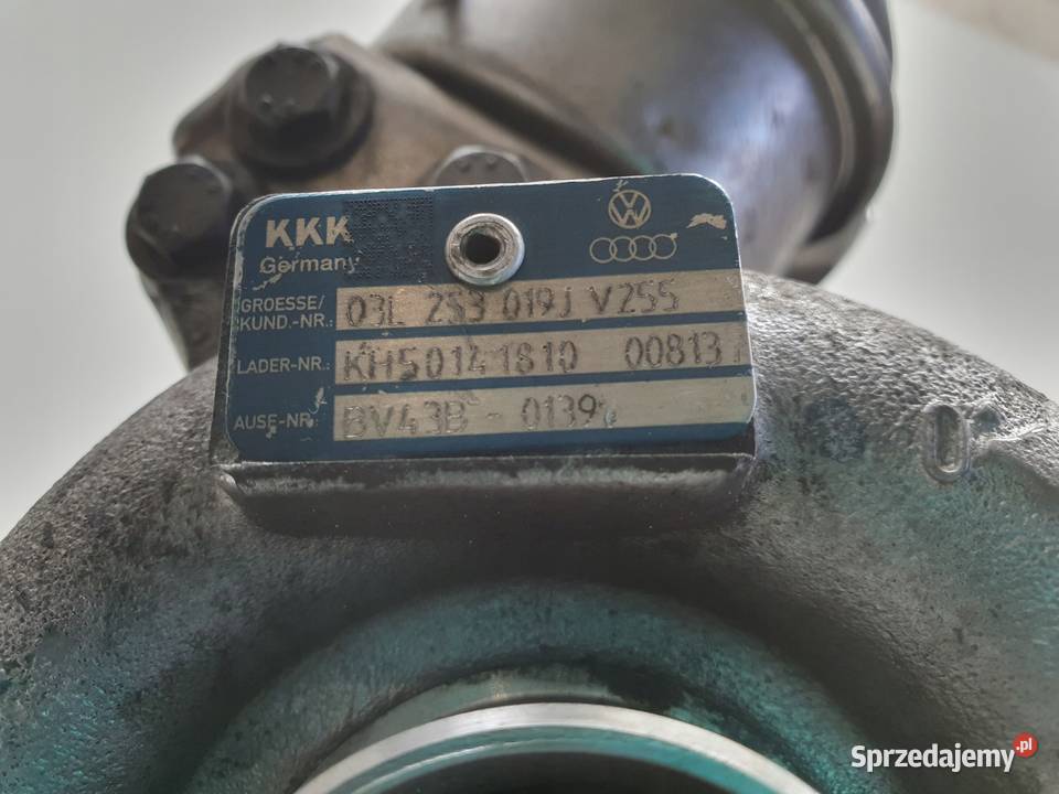 TURBOSPRĘŻARKA Audi A3 II 8P 20 TDI Części samochodowe Chełm