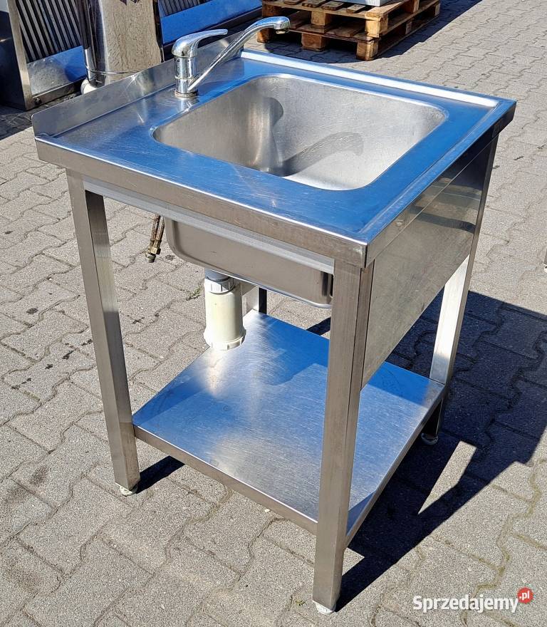 ZLEW 1 KOMOROWY Z PÓŁKĄ DORA METAL 606085 M908N Gastronomia Gastronomia Nowe Skalmierzyce