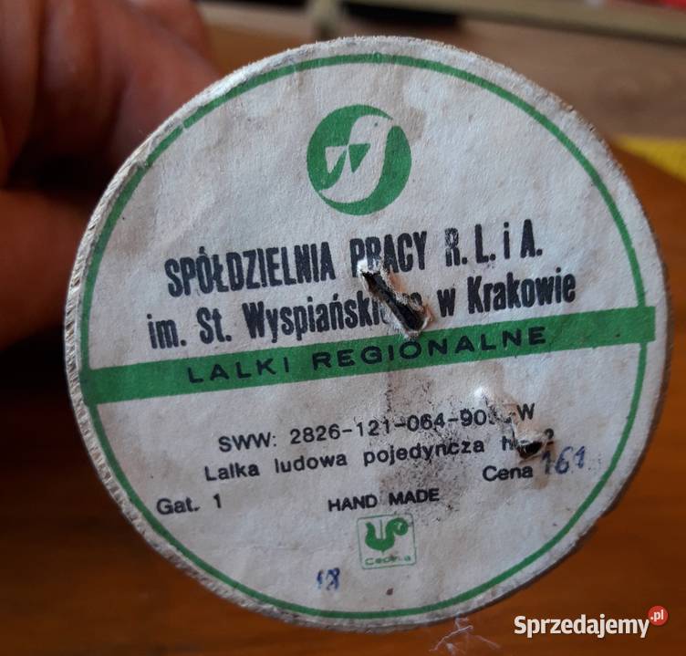 Lalki ludowe w strojach regionalnych Cepelia PRL sprzedam