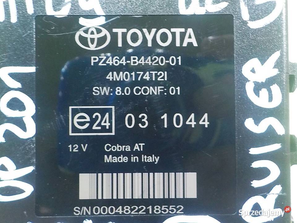 TOYOTA URBAN CRUISER 13 VVTI 09r 5D sterownik mazowieckie Suków