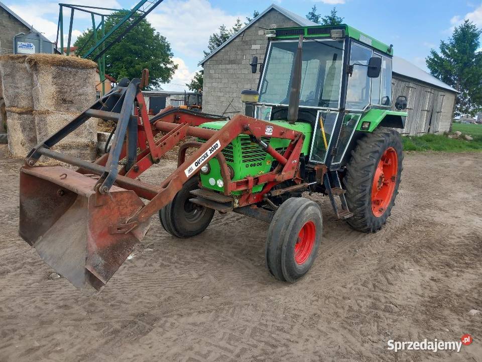 Ciągnik DEUTZ 6806 z turem mazowieckie Kuski