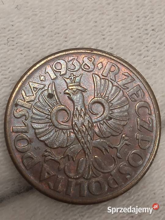 2 RP 1 grosz 1938 Małkinia Górna
