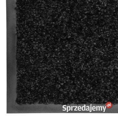 Wycieraczka z możliwością prania czarna 60 x 180 Dywany
