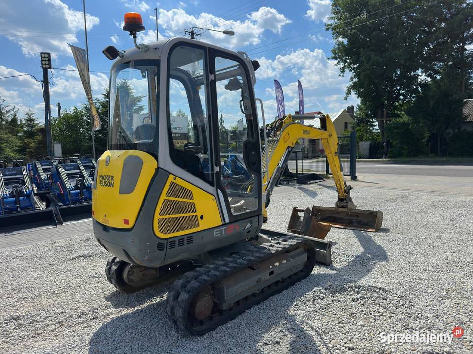 Wacker Neuson ET24 z 2020 roku 1 WŁAŚCICIEL Koparki Złoczew