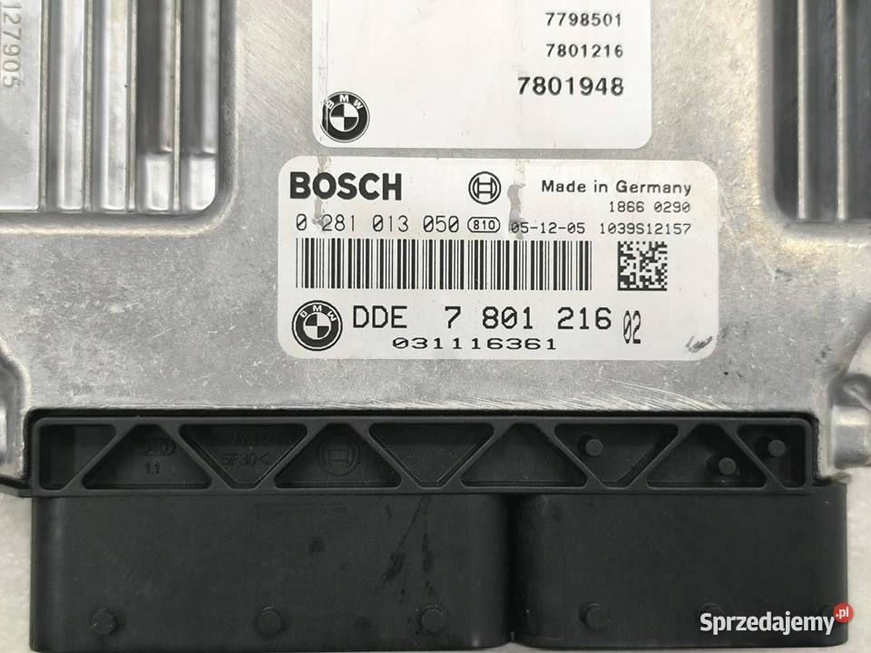 ZESTAW STARTOWY KOMPUTER 20D BMW X3 E83 7801216