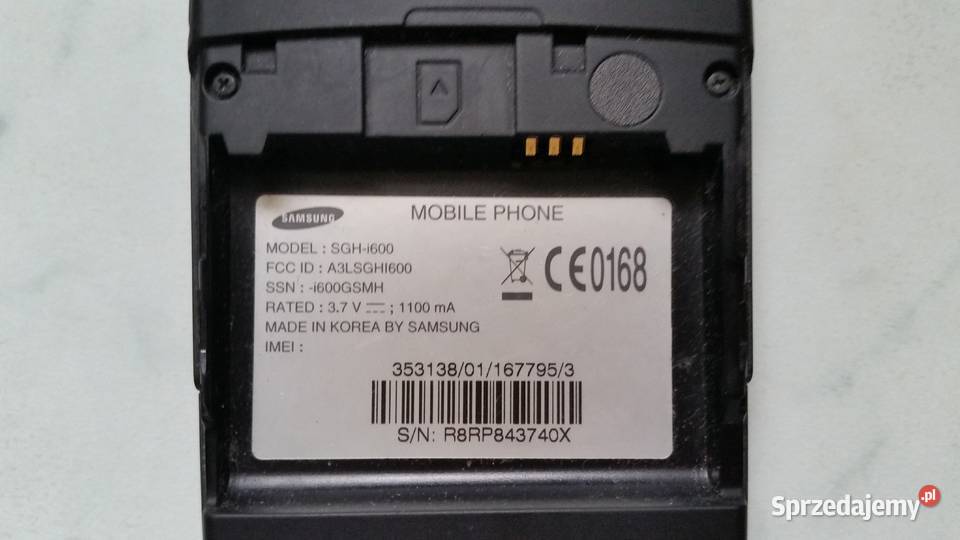 Telefon SAMSUNG SGHi600 Puławy