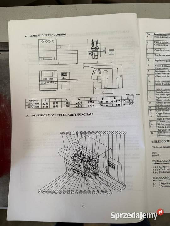 Strugarka czterostronna Leadermac Smartmac 423 małopolskie