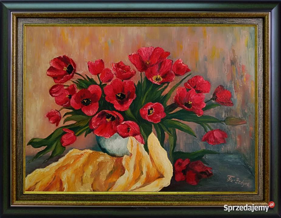 Obraz olejny Tulipany Lublin