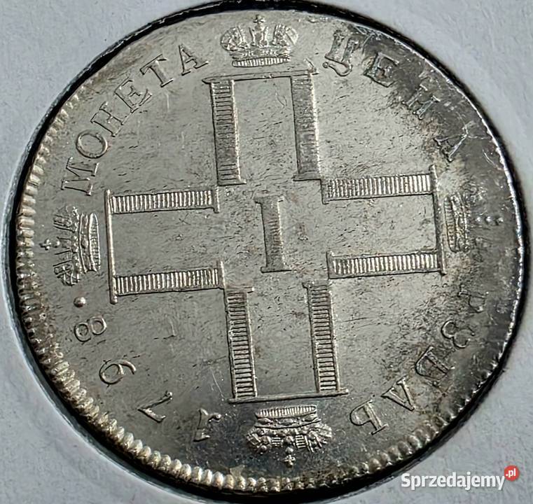 Ruble Pawła I 1798 i 1801 piękne monnicze Sosnowiec sprzedam
