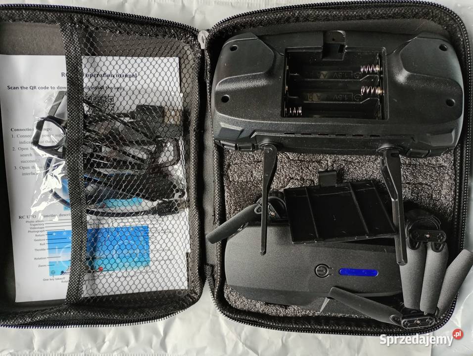 Dron czarny Zabawki Miłakowo