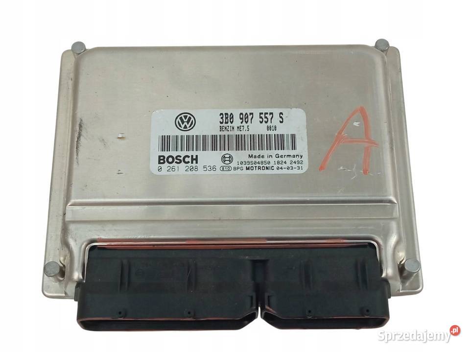 STEROWNIK SILNIKA 3B0907557S 0261208536 20 TDI Sterowniki