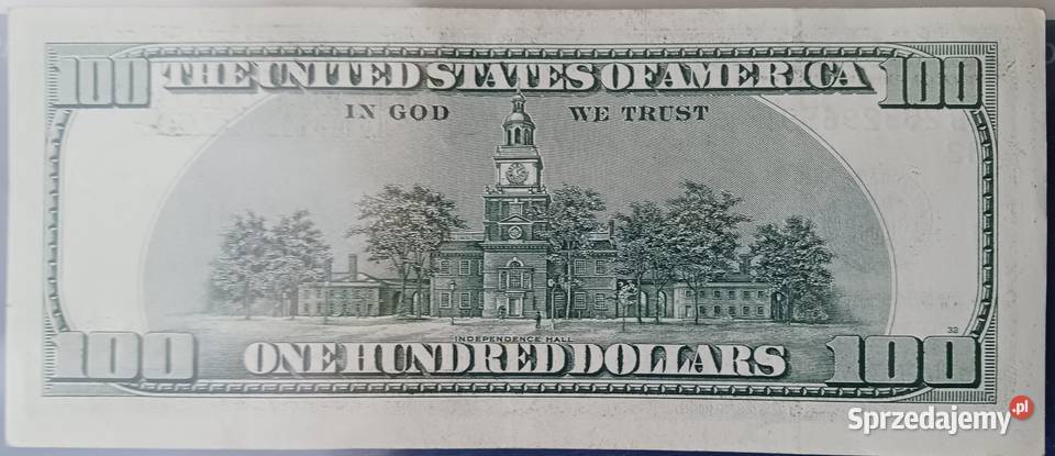 100 USA Benjamin Franklin 2001 r mennicze Konin