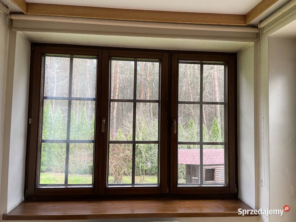 Sprzedam okna drewniane ze szprosami demontażu Kryspinów sprzedam