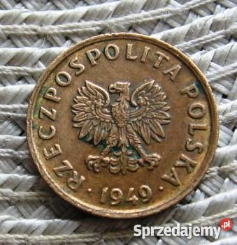 Polska 5 gr 1949rBrąz Kalisz