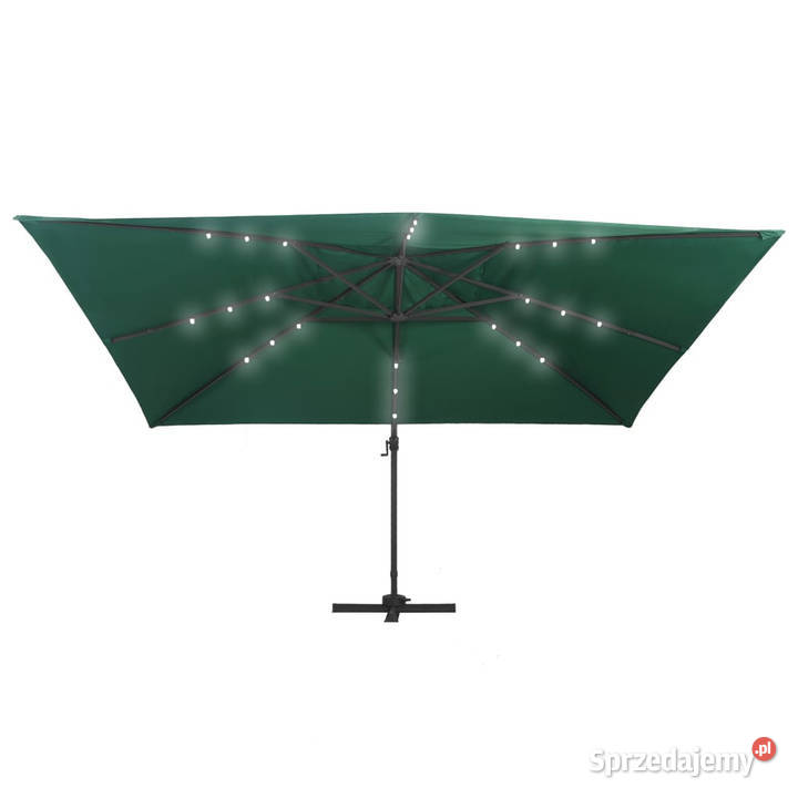 Parasol z LED i aluminiowym słupkiem 400x300 Warszawa