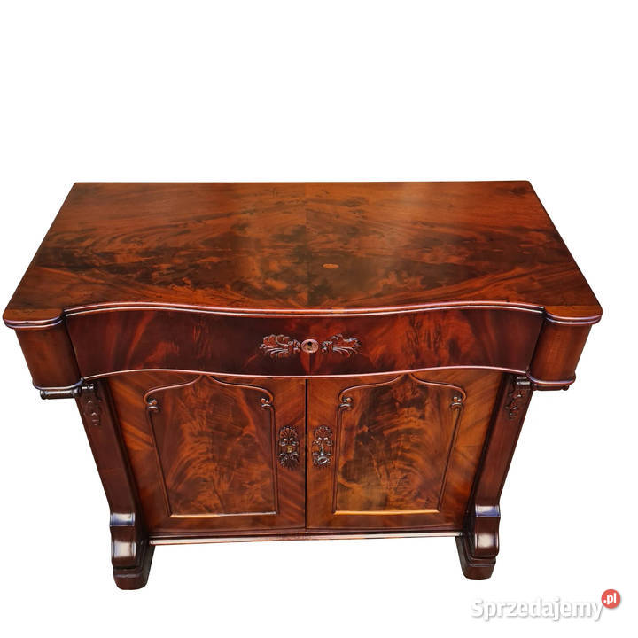 MAHONIOWA SZAFKA KONSOLA EKLEKTYCZNA Szczecin