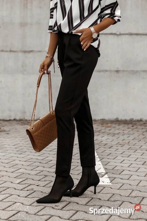 Spodnie Novum cygaretki 36 czarne Odzież damska