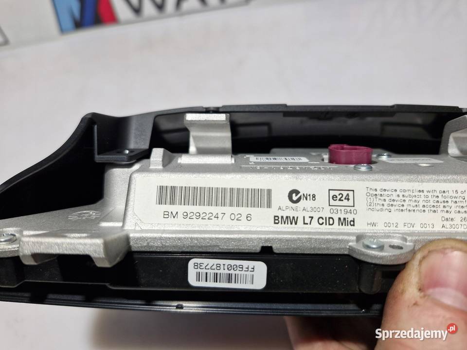 BMW 5 E60 E61MONITOR WYŚWIETLACZ CENTRALNY EKRAN