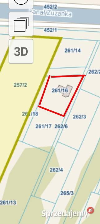 DZIAŁKA BUDOWLANA 70zł/m2 kujawsko-pomorskie Włocławek